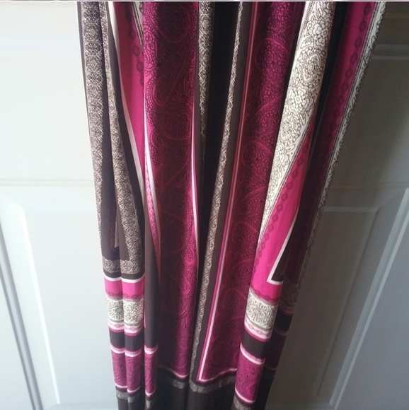 Vintage INC Illusion Scarf Maxi Dress - Picture 5 of 11